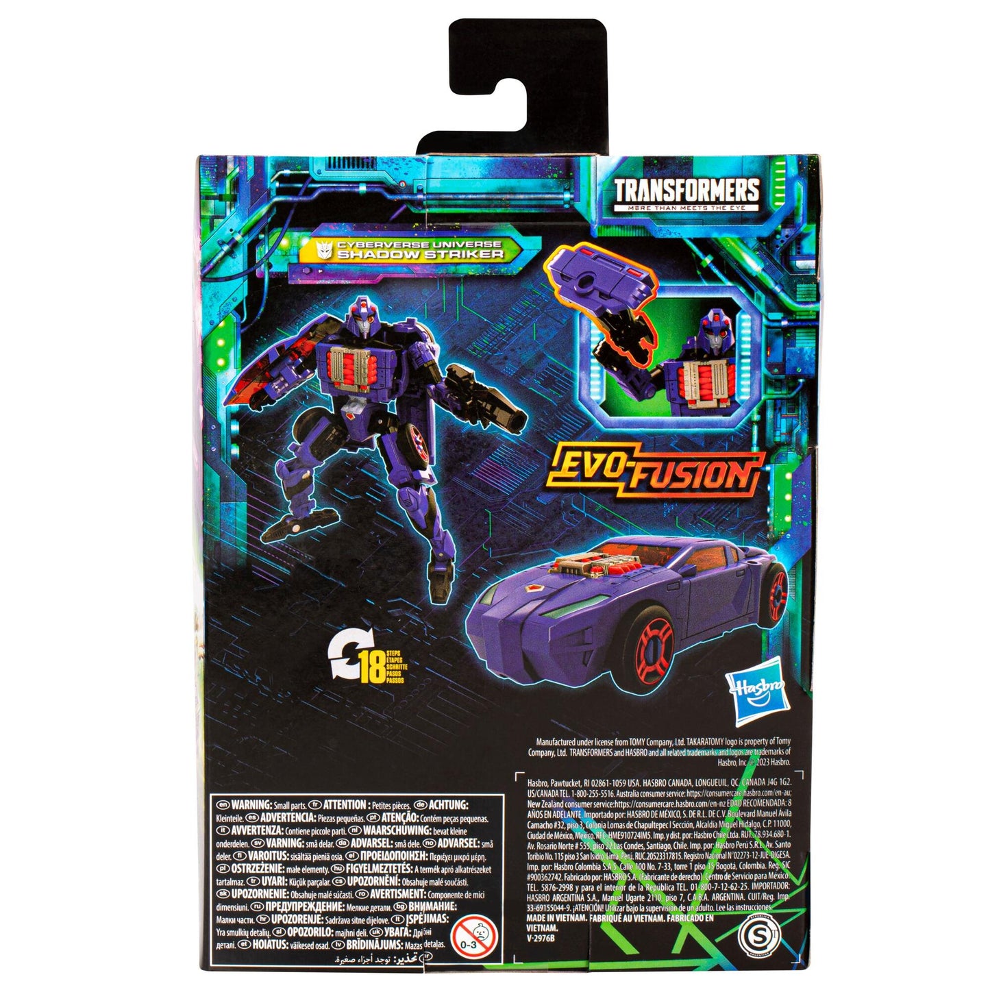 Transformers Generations Legacy Evolution Deluxe Action Figure - Cyberverse Universe Shadow Striker