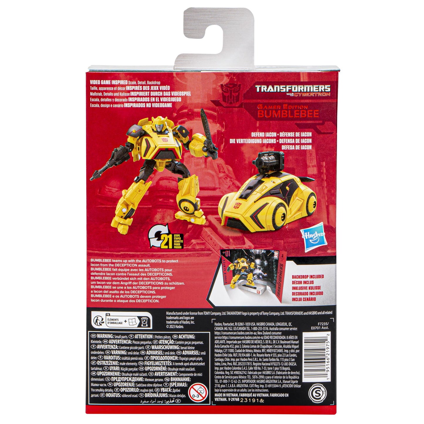 Transformers WFC Studio Series Gamer Edition Deluxe Action Figure - Bumblebee