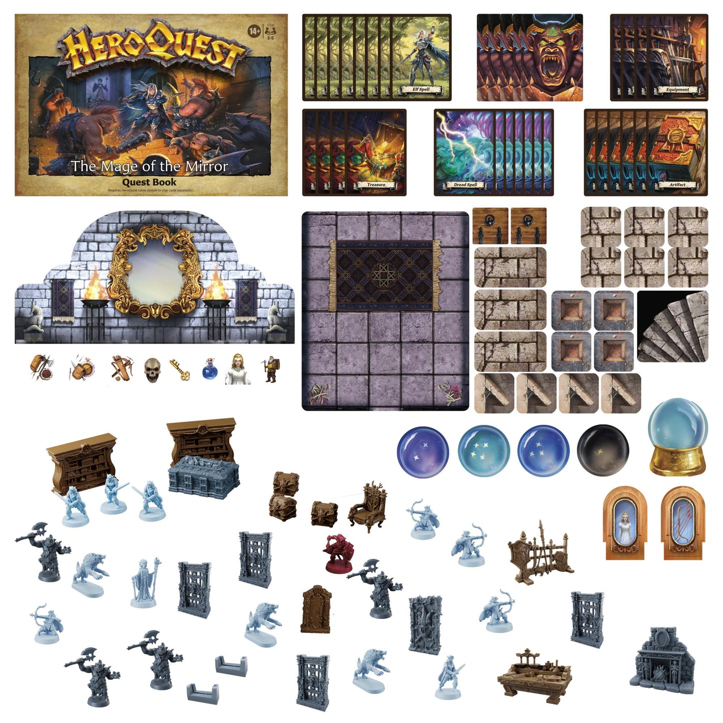 Heroquest Game System Quest Pack - The Mage of the Mirror