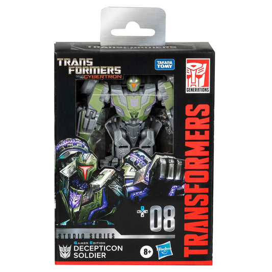 Transformers WFC Studio Series Gamer Edition Deluxe Class Action Figure - Decepticon Soldier