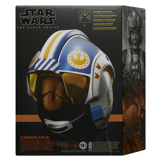 Star Wars Black Series Premium Electronic Helmet - Carson Teva (X-Wing)