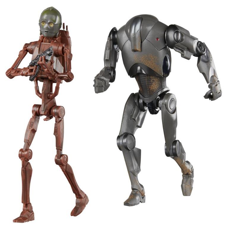 Star Wars Black Series 6 Inch Exclusive Action Figure 2-Pack - Super Battle Droid & C-3PO
