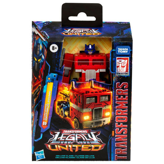 Transformers Legacy United Deluxe Class Action Figure - G1 Optimus Prime