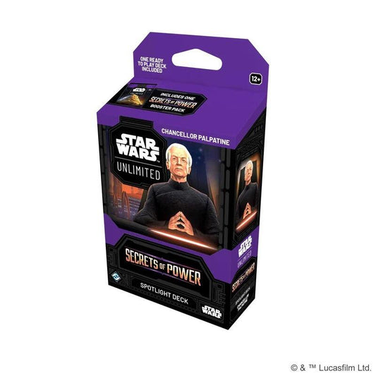 Star Wars: Unlimited Trading Card Game Secrets Of Power Spotlight Deck - Chancellor Palpatine
