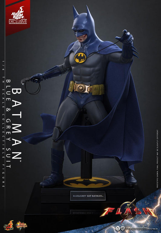 Batman (Blue/Grey Suit)- The Flash Hot Toys Exclusive Collectibles 1/6 Scale Action Figure