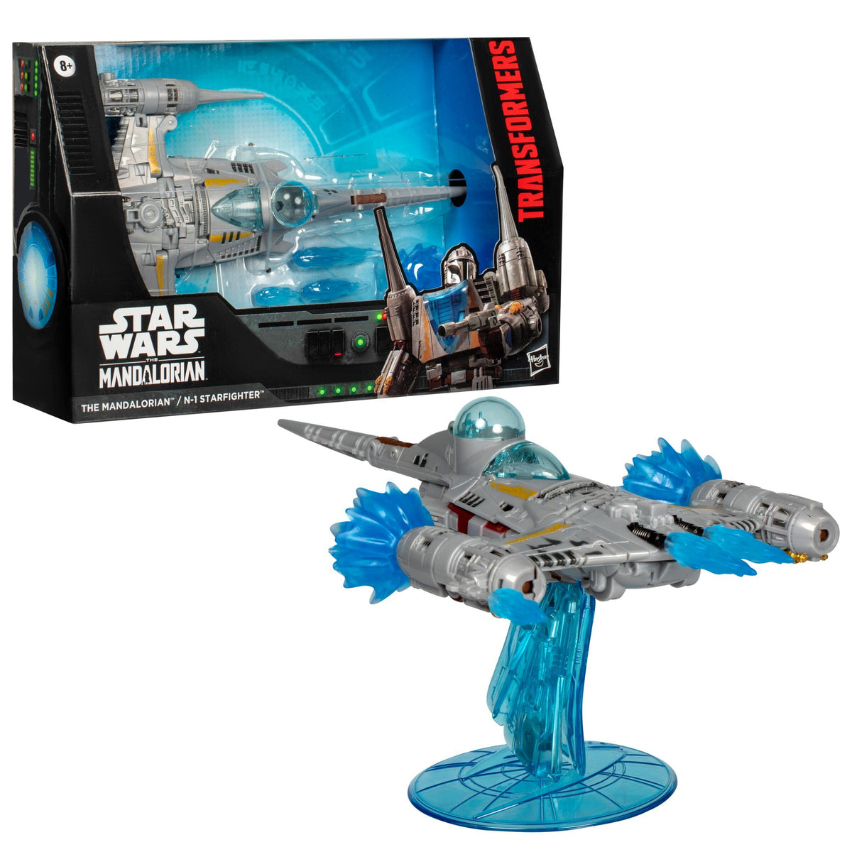 Transformers x Star Wars Collaborative Action Figure - The Mandalorian & N-1 Starfighter