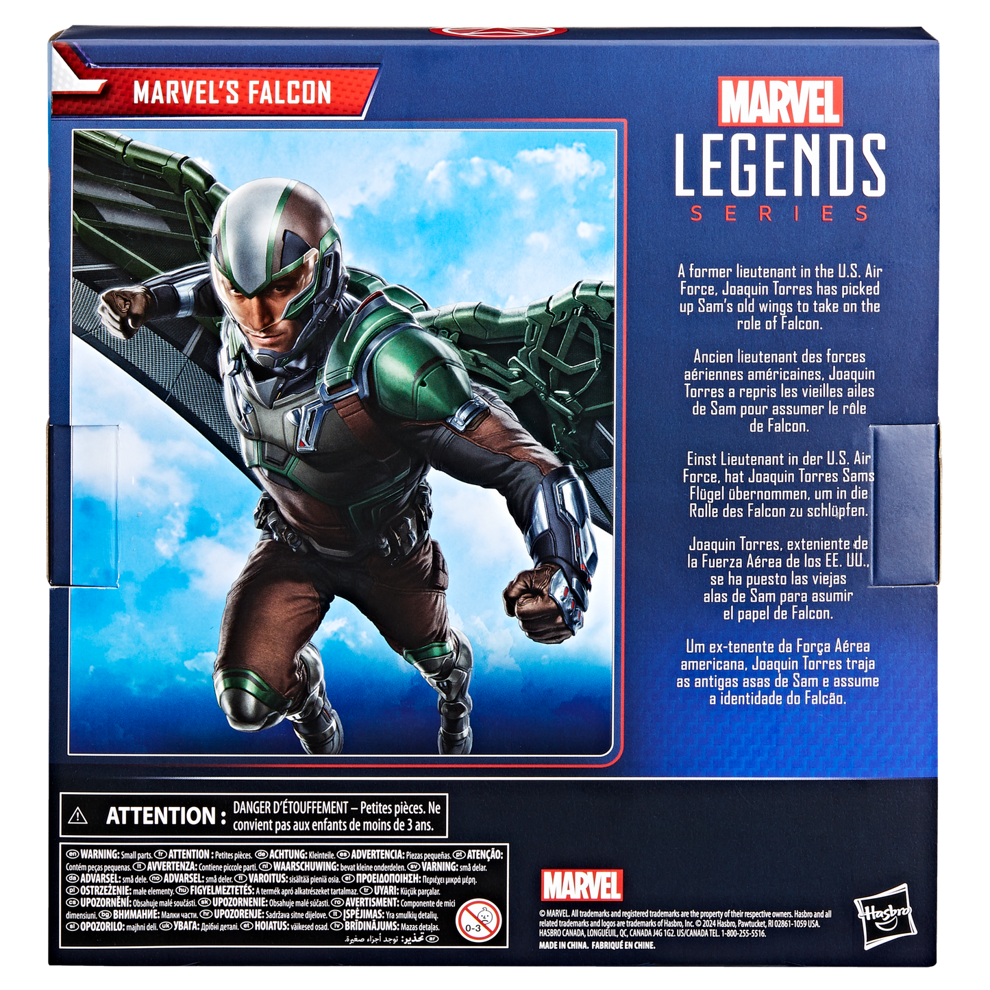 Marvel Legends Captain America: Brave New World Deluxe Action Figure - Marvel's Falcon
