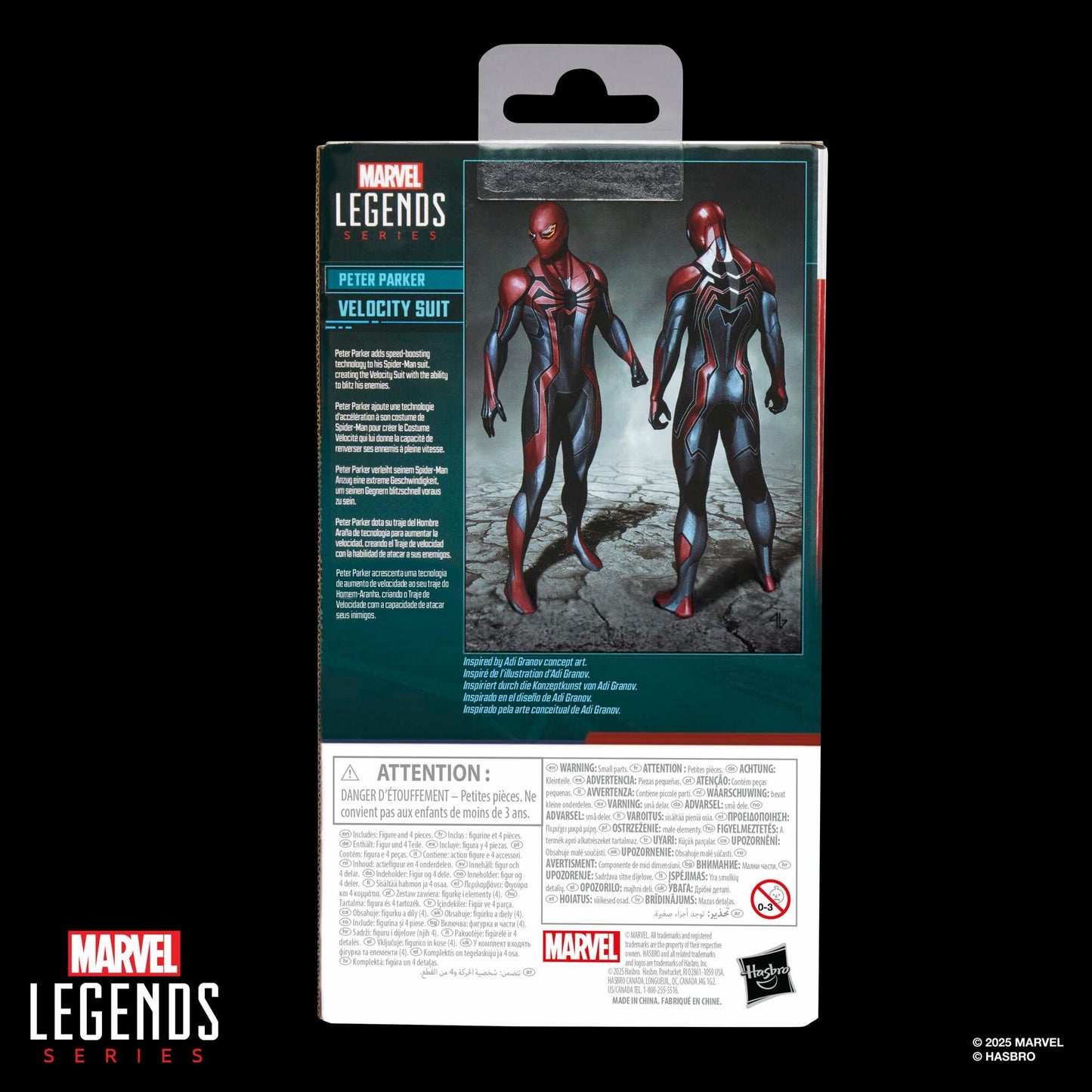 Marvel Legends Gamerverse 6 Inch Exclusive Action Figure - Spider-Man (Velocity Suit)