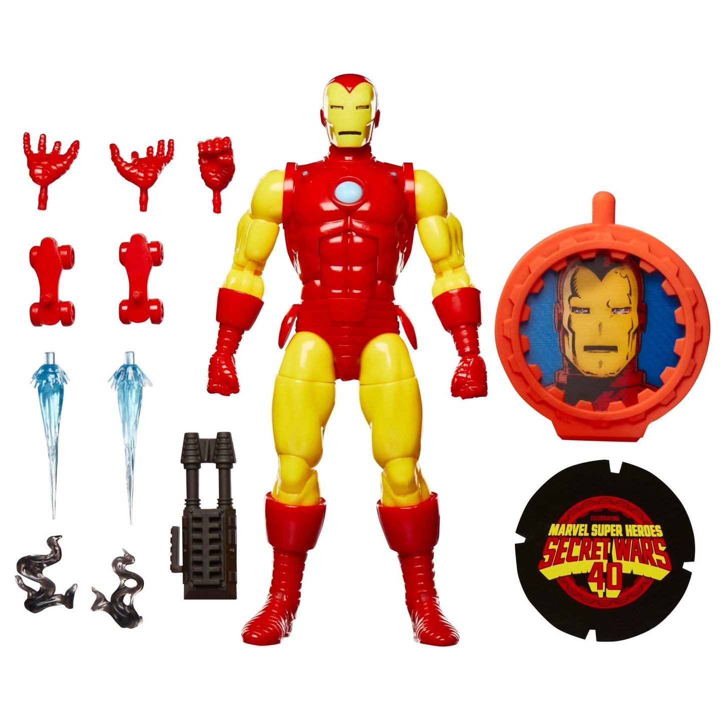 Marvel Legends Comic Secret Wars 6 Inch Action Figure Wave 1 - Iron Man *With Free Exclusive Art Card*