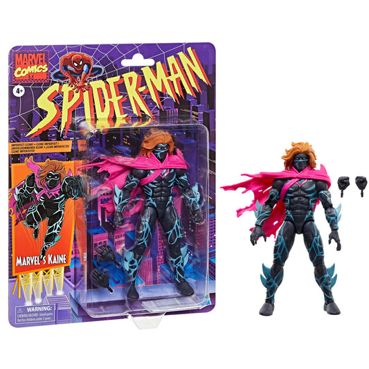 Marvel Legends Spider-Man Retro 6 Inch Action Figure Wave 5 - Marvel's Kaine
