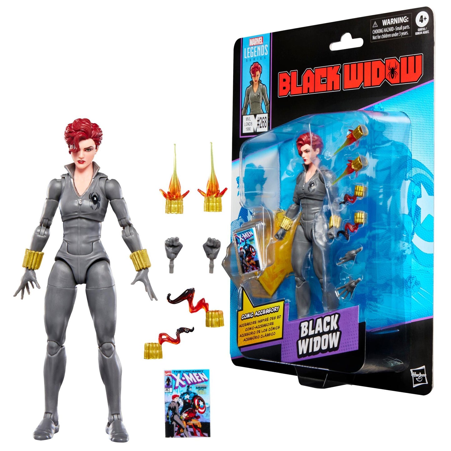 Marvel Legends Comic Retro 6 Inch Action Figure Wave 2 - Black Widow