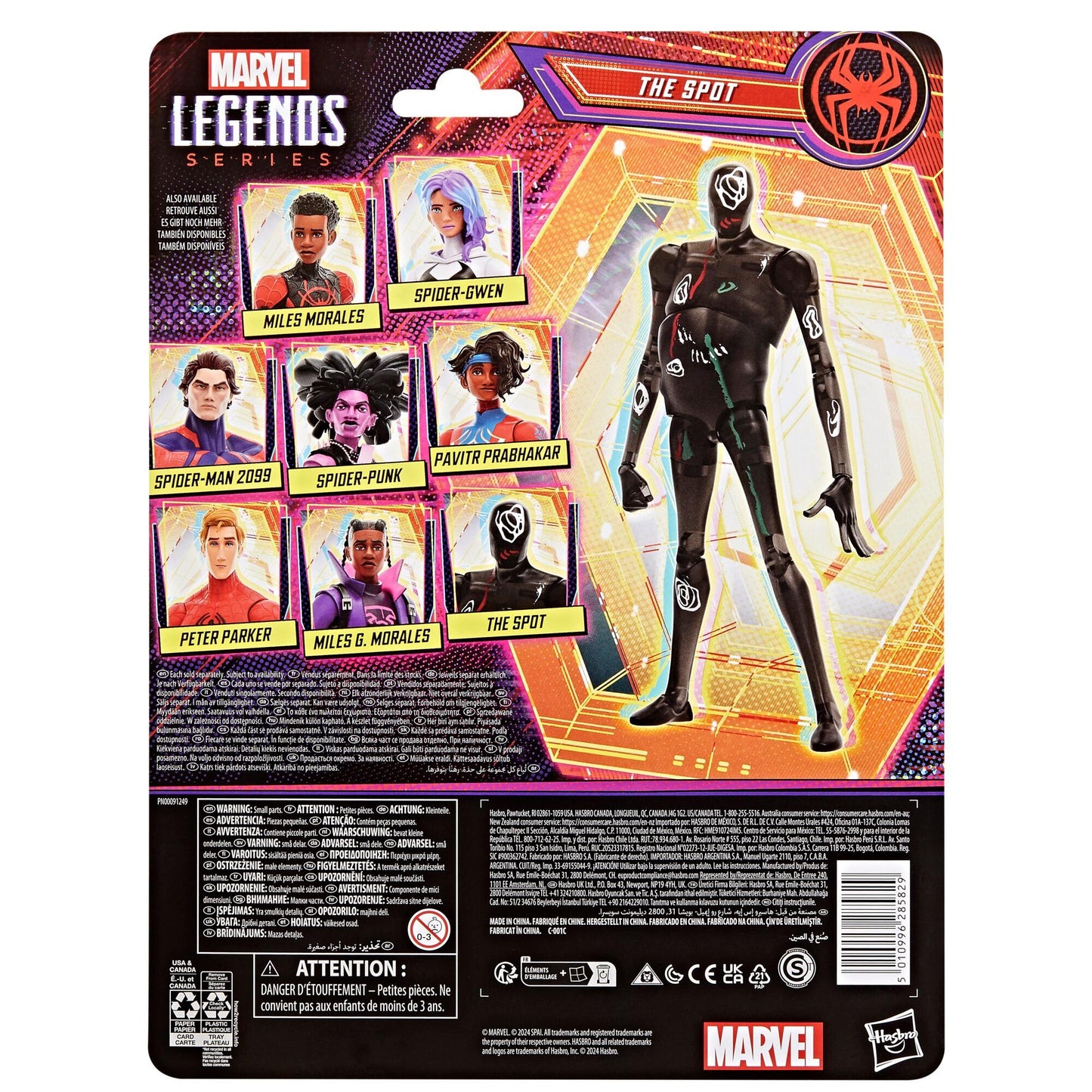 Marvel Legends Retro Spider-Man Across The Spider-Verse 6 Inch Action Figure - The Spot