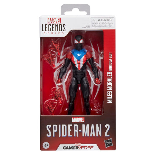 Marvel Legends Spider-Man Gamerverse 6 Inch Action Figures Wave 3 - Miles Morales (Boricua Suit)