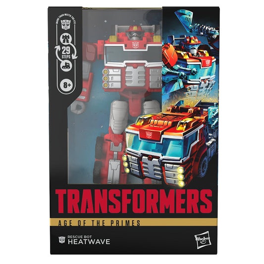 Transformers Age Of The Primes Voyager Class Action Figure - Rescue Bot Heatwave
