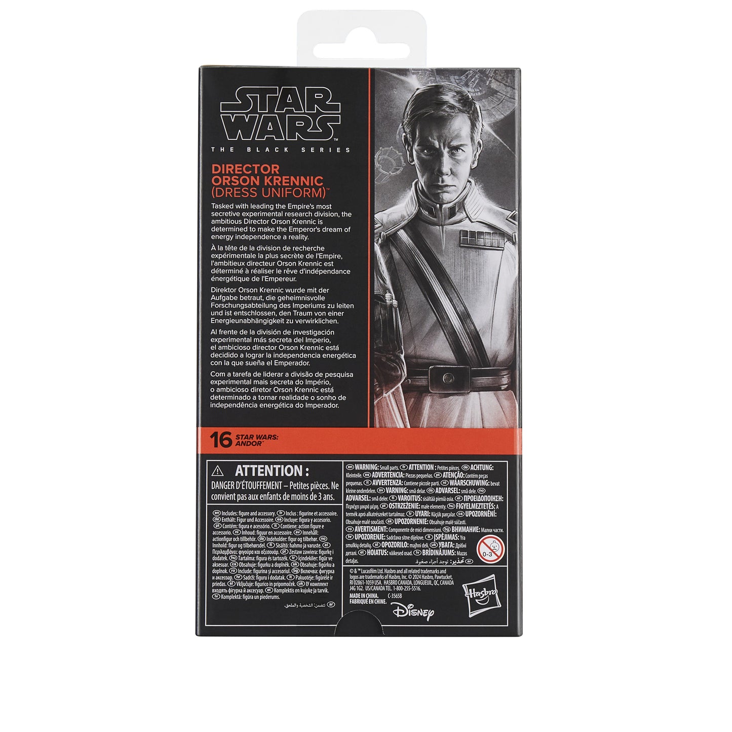 Star Wars Black Series 6 Inch Exclusive Action Figure - Director Orson Krennic (Dress Uniform)