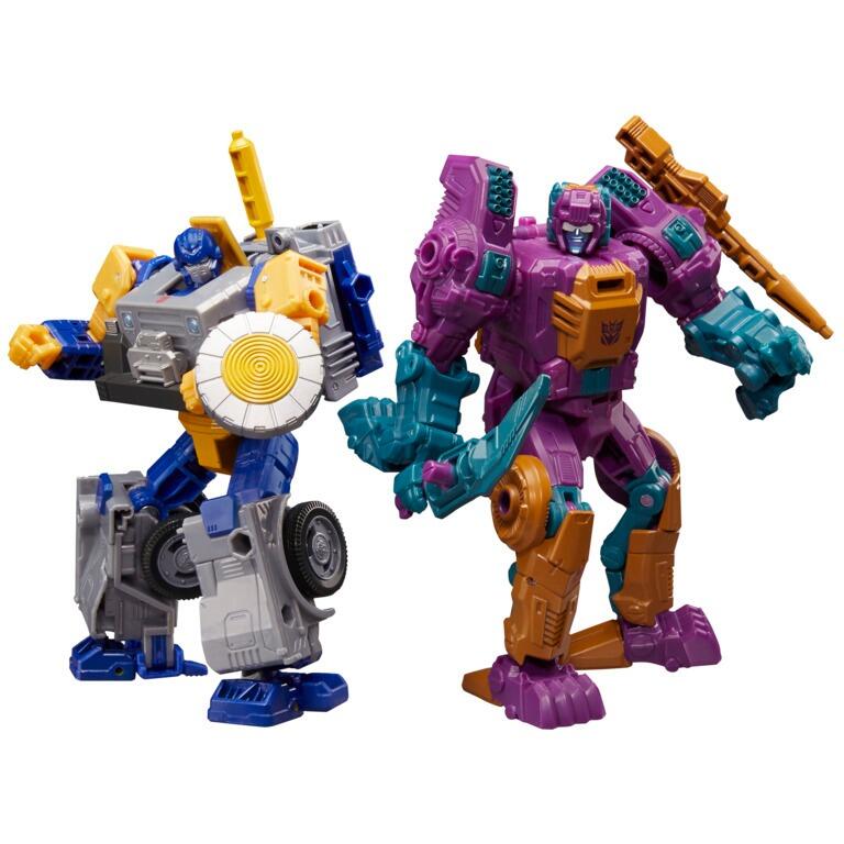 Transformers Age of The Primes Leader Class Action Figure 2-Pack - Carnivac Vs Fisitron