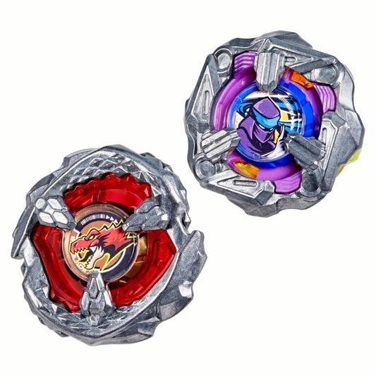 Beyblade X Beat Tyranno 4-70Q vs Knife Shinobi 4-80HN Multipack
