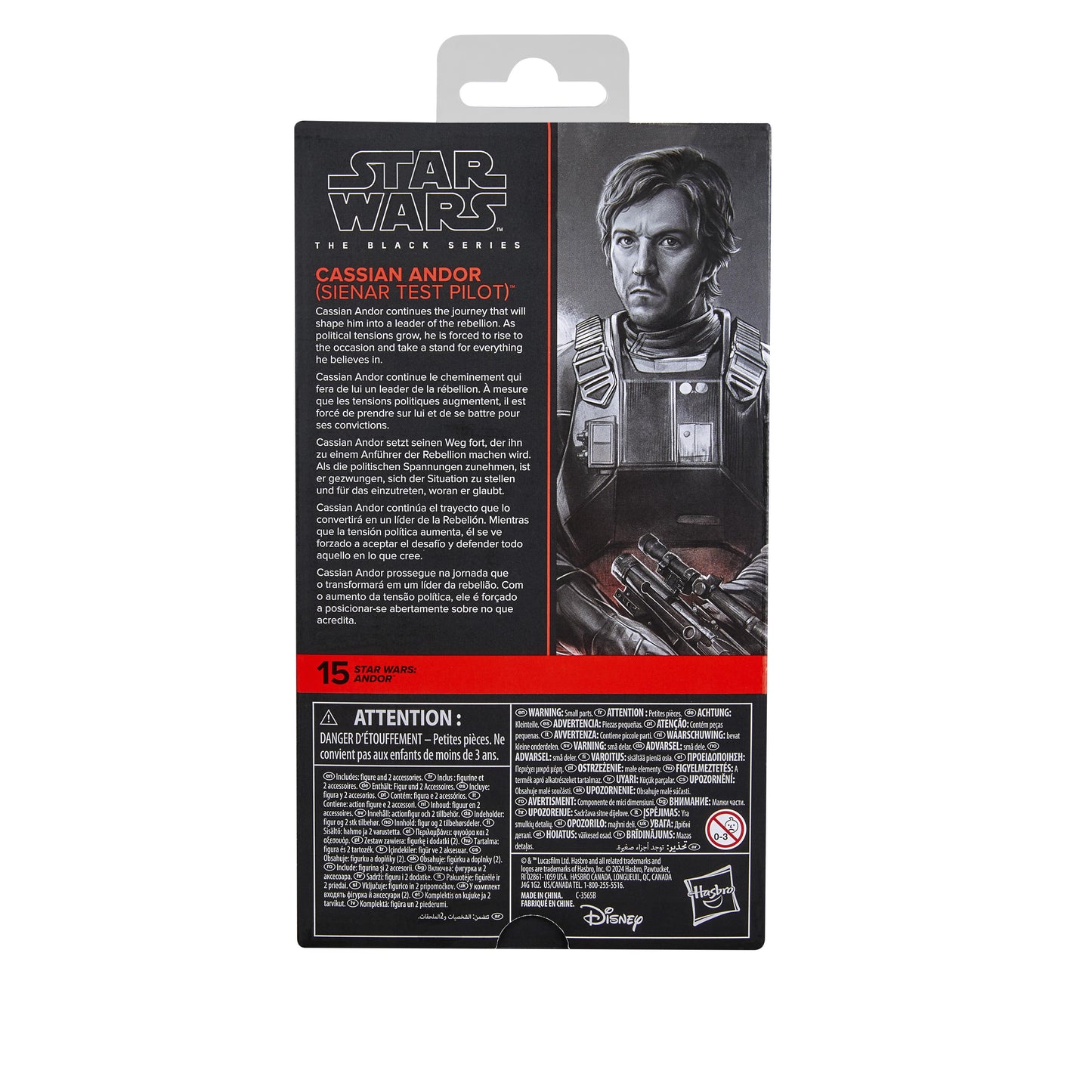 Star Wars Black Series 6 Inch Action Figure Wave 46 - Cassian Andor (Sienar Test Pilot)