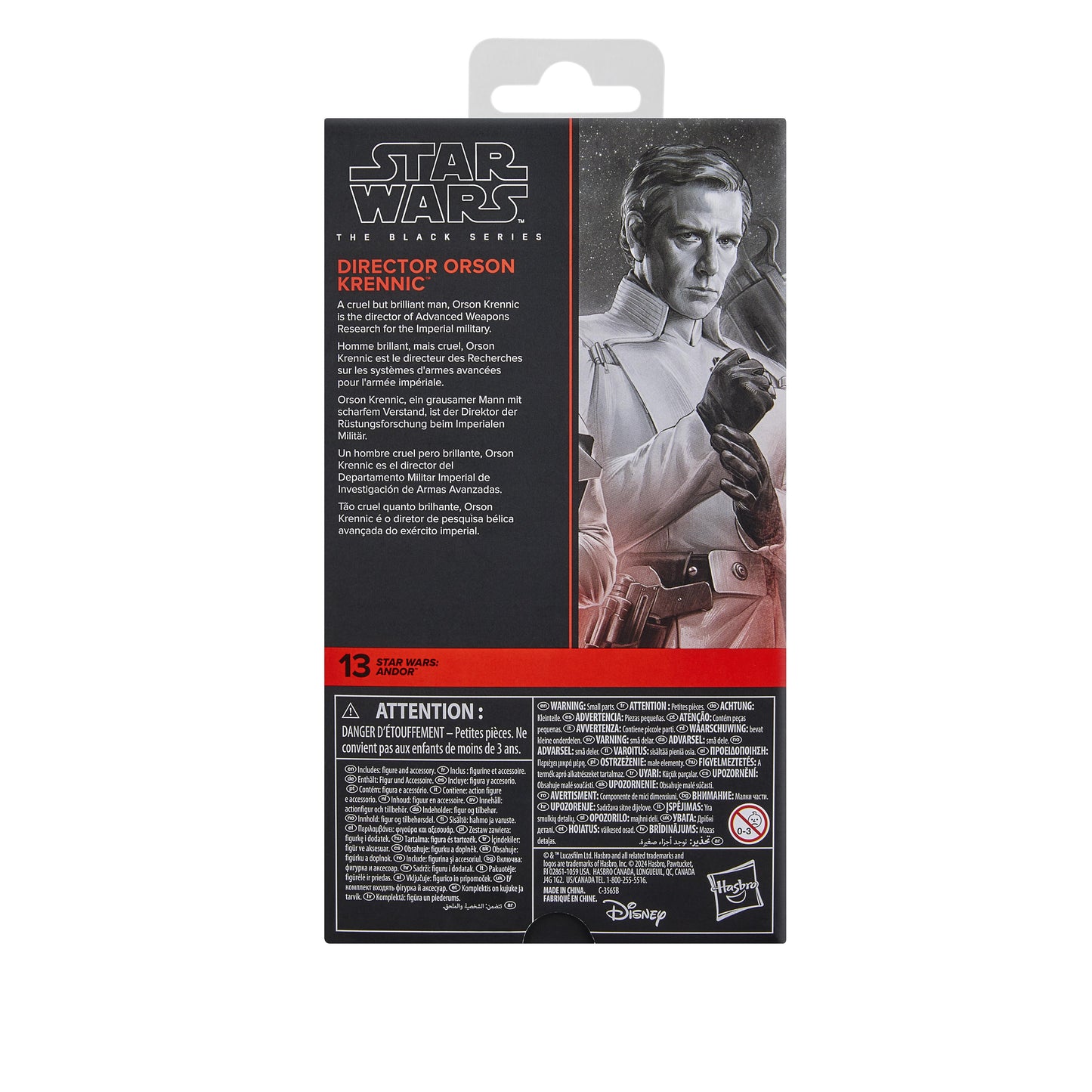Star Wars Black Series 6 Inch Action Figure Wave 46 - Director Orson Krennic