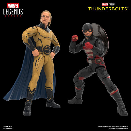 NON MINT - Marvel Legends Thunderbolts 6 Inch Action Figure 2-Pack - John F. Walker and Sentry