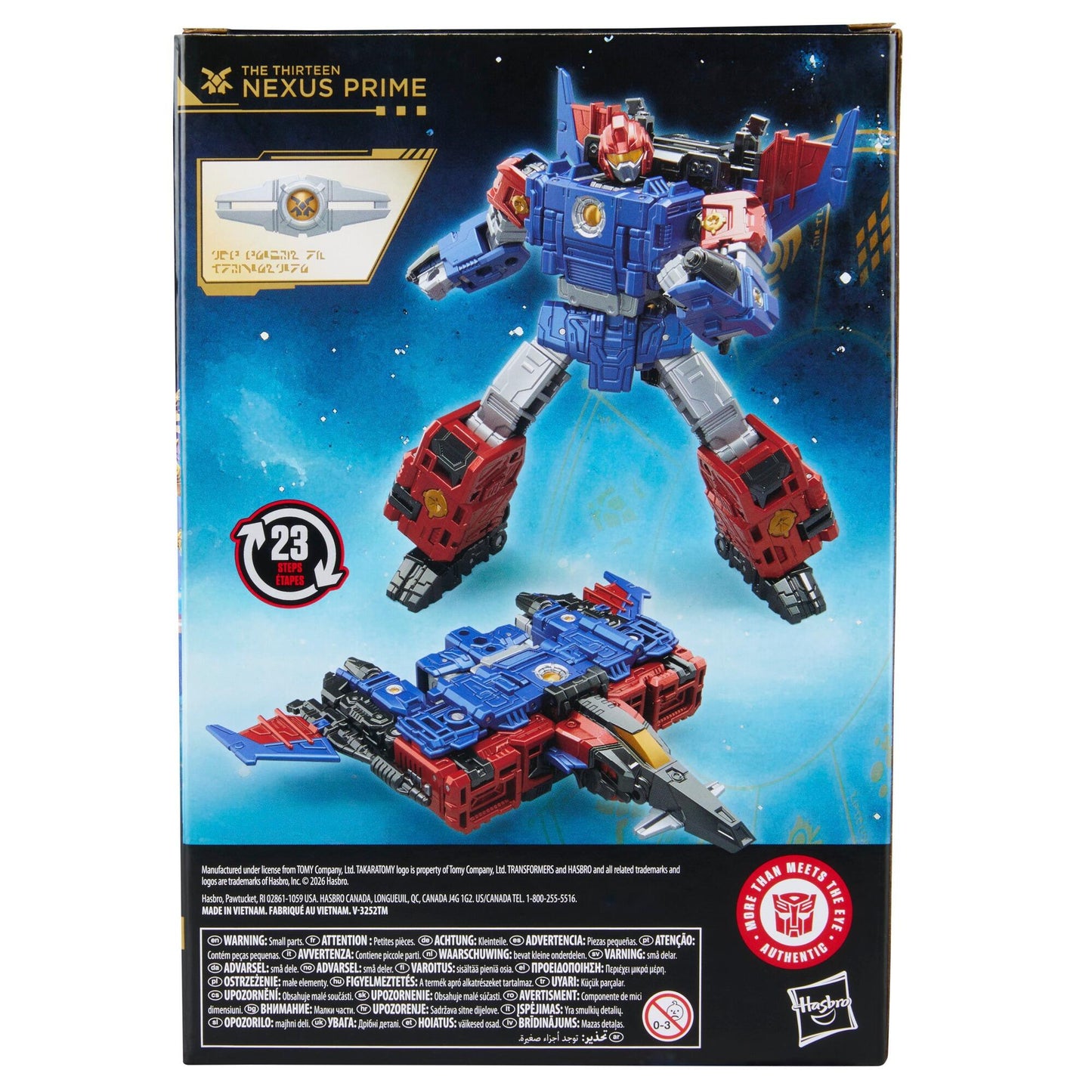 Transformers Generations Age Of The Primes Voyager Class Action Figure - Nexus Prime