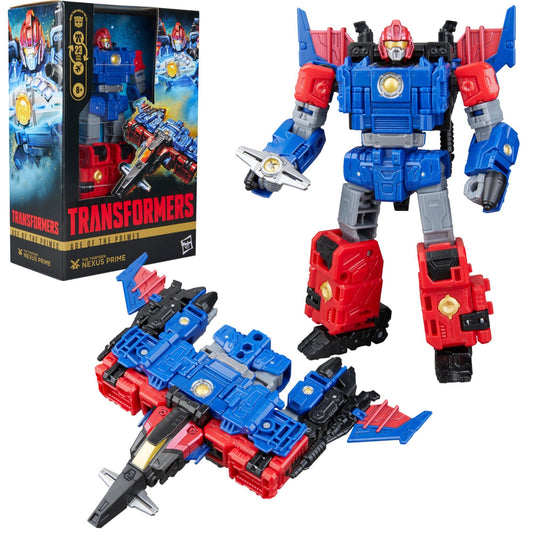 Transformers Generations Age Of The Primes Voyager Class Action Figure - Nexus Prime