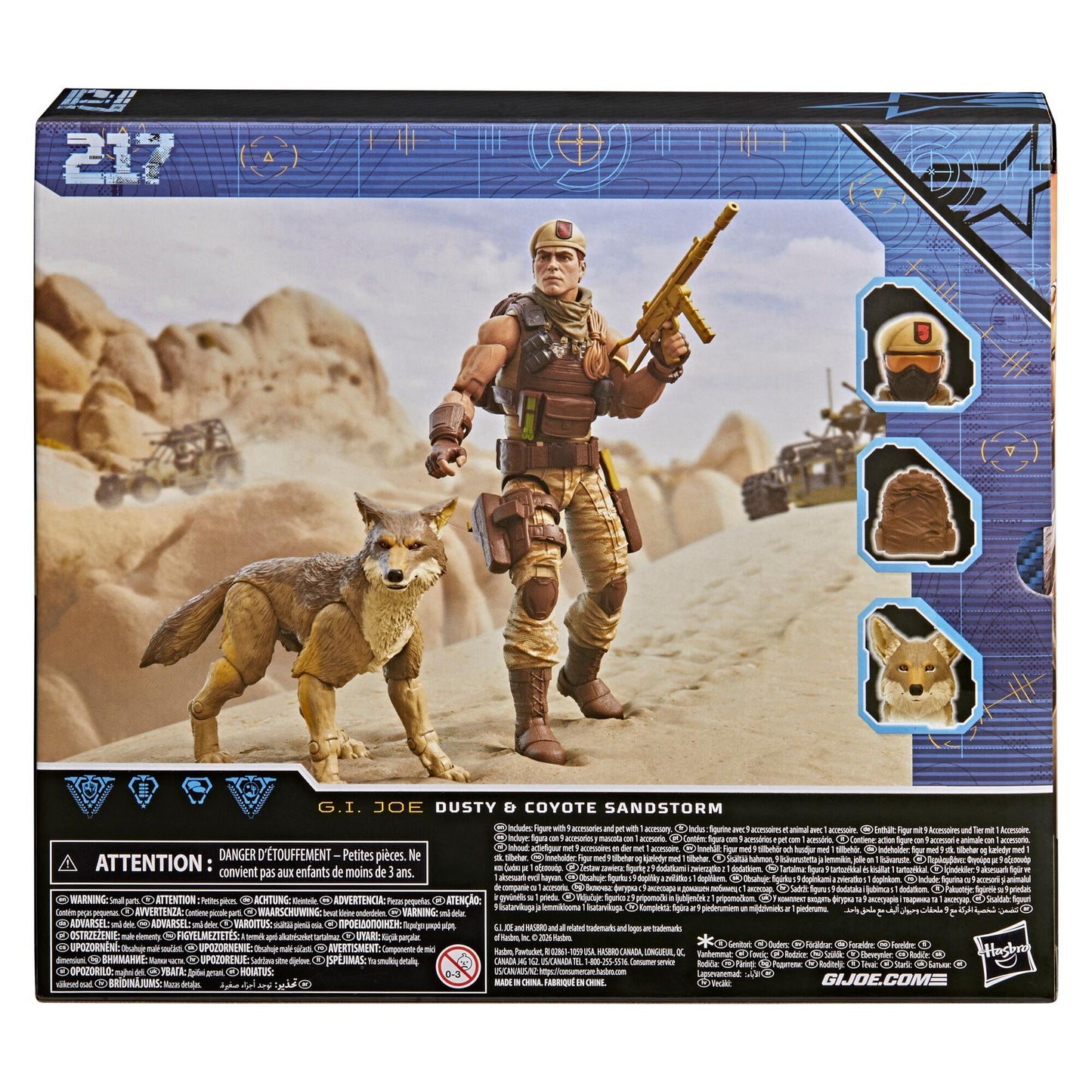 *PRE-ORDER G.I. Joe Classified Series Action Figure 2 Pack - Dusty & Coyote Sandstorm