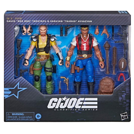G.I. Joe Classified Series Action Figure 2 Pack - David "Red Dog" Taputapu & Varujan "Taurus" Ayvazyan