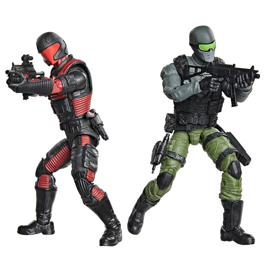 *PRE-ORDER G.I. Joe Classified Series 6 Inch Scale Action Figure 2 Pack With Vehicles Set - Snake Eyes Vs Stealth Viper