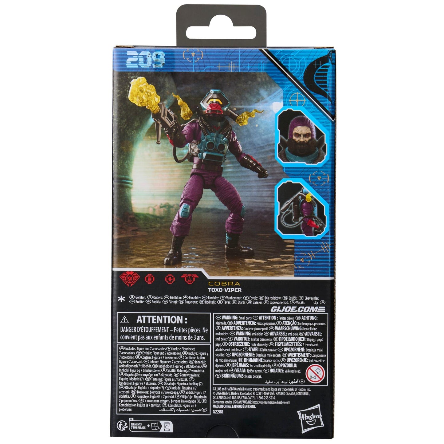 *PRE-ORDER G.I. Joe Classified Series 6 Inch Scale Action Figure - Toxo-Viper