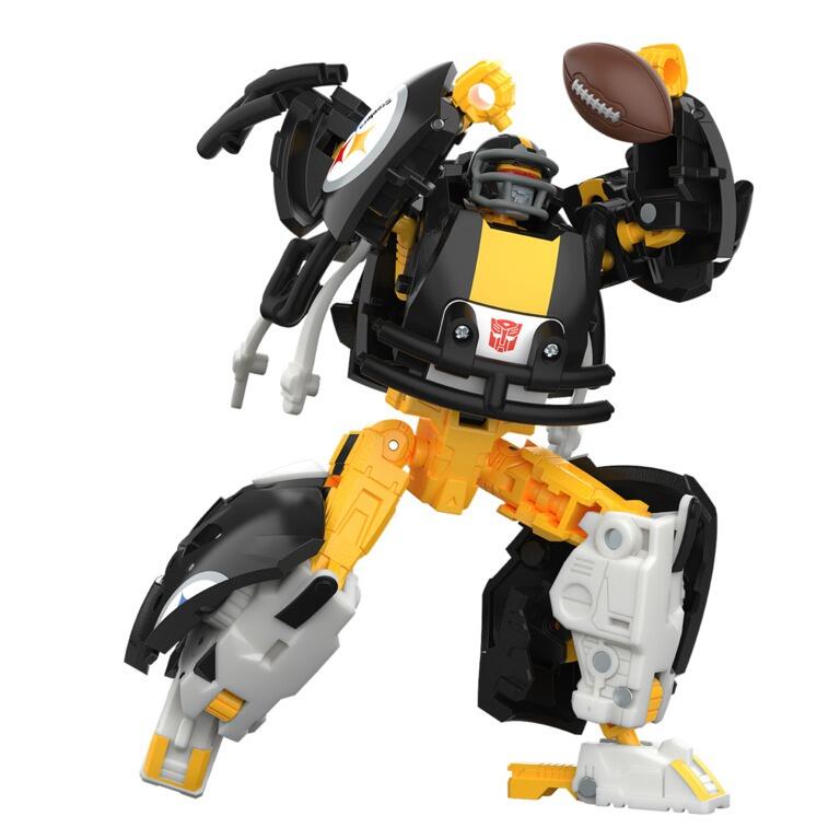 Transformers x NFL Collaborative Action Figure - Steelsmash (Pittsburgh Steelers)