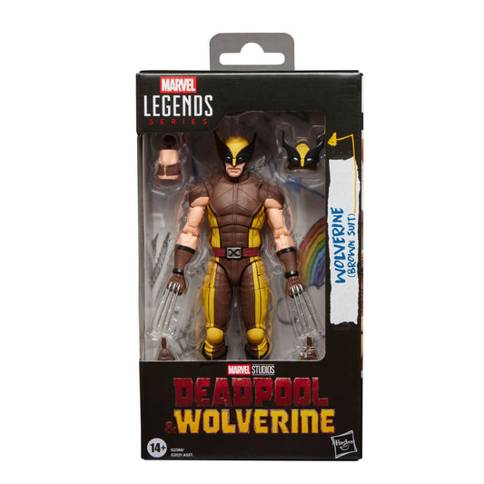 Marvel Legends Deadpool & Wolverine 6 Inch Action Figure Wave 2 - Wolverine (Brown Suit)