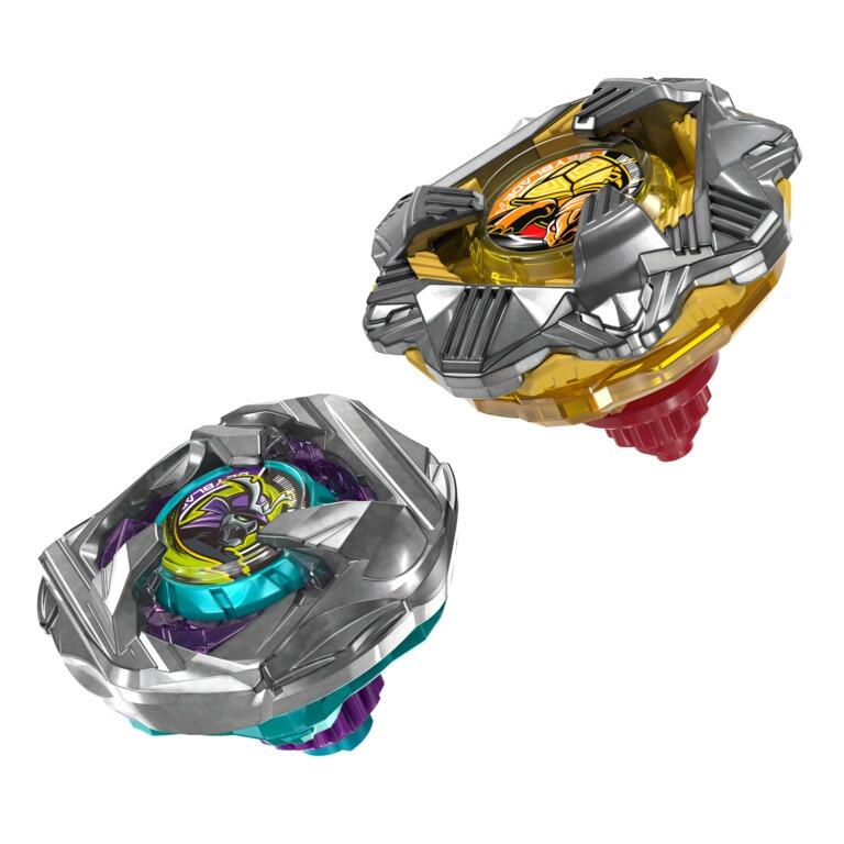 Beyblade X Dual Beyblade Pack - Calibur Samurai 6-70M BX & Obsidian Shell 3-85S BX