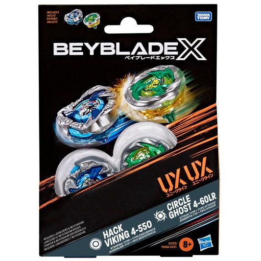 Beyblade X Beyblade Set - Hack Viking 4-55O & Circle Ghost 4-60LR