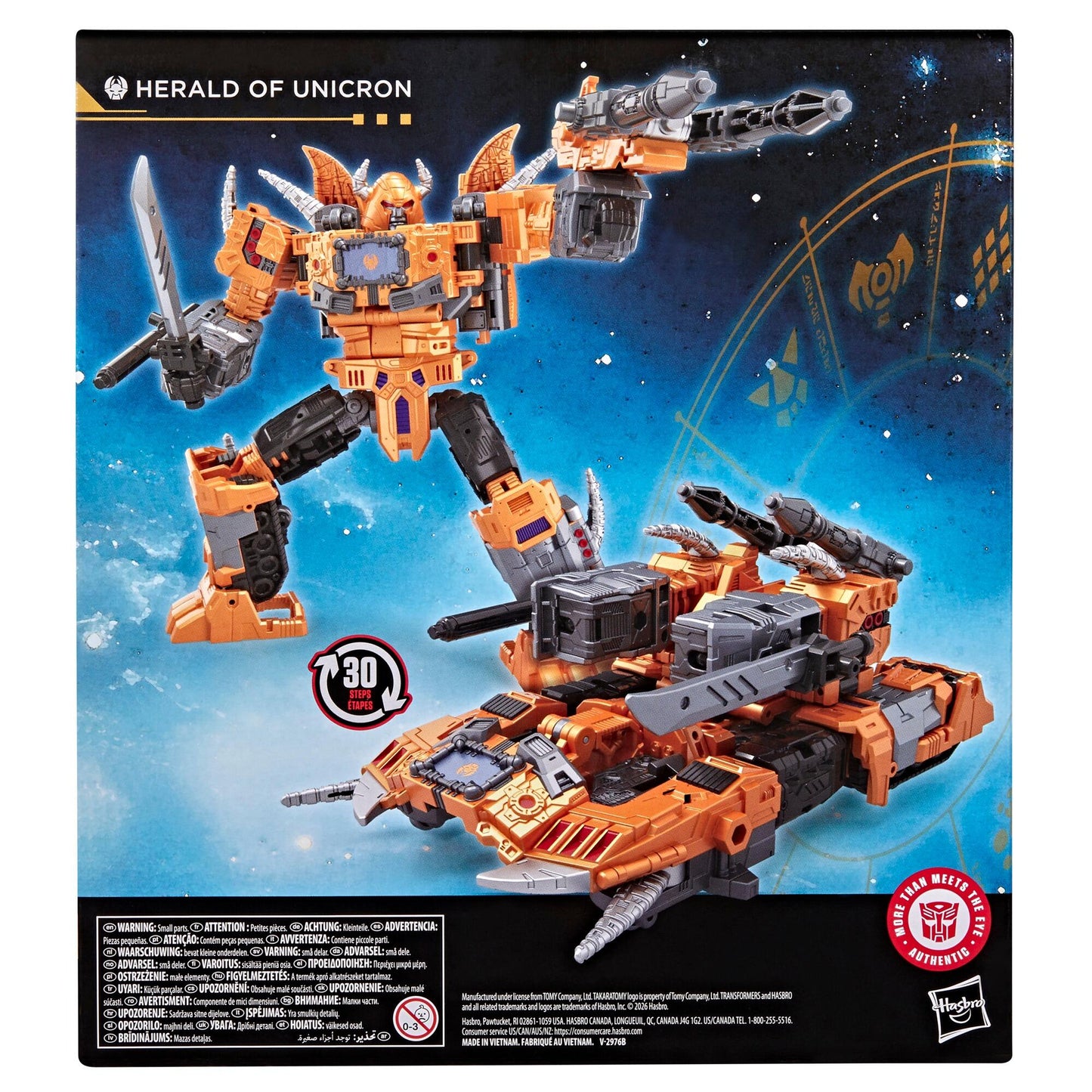 *PRE-ORDER Transformers Age Of The Primes Leader Class Action Figure - Herald Of Unicron