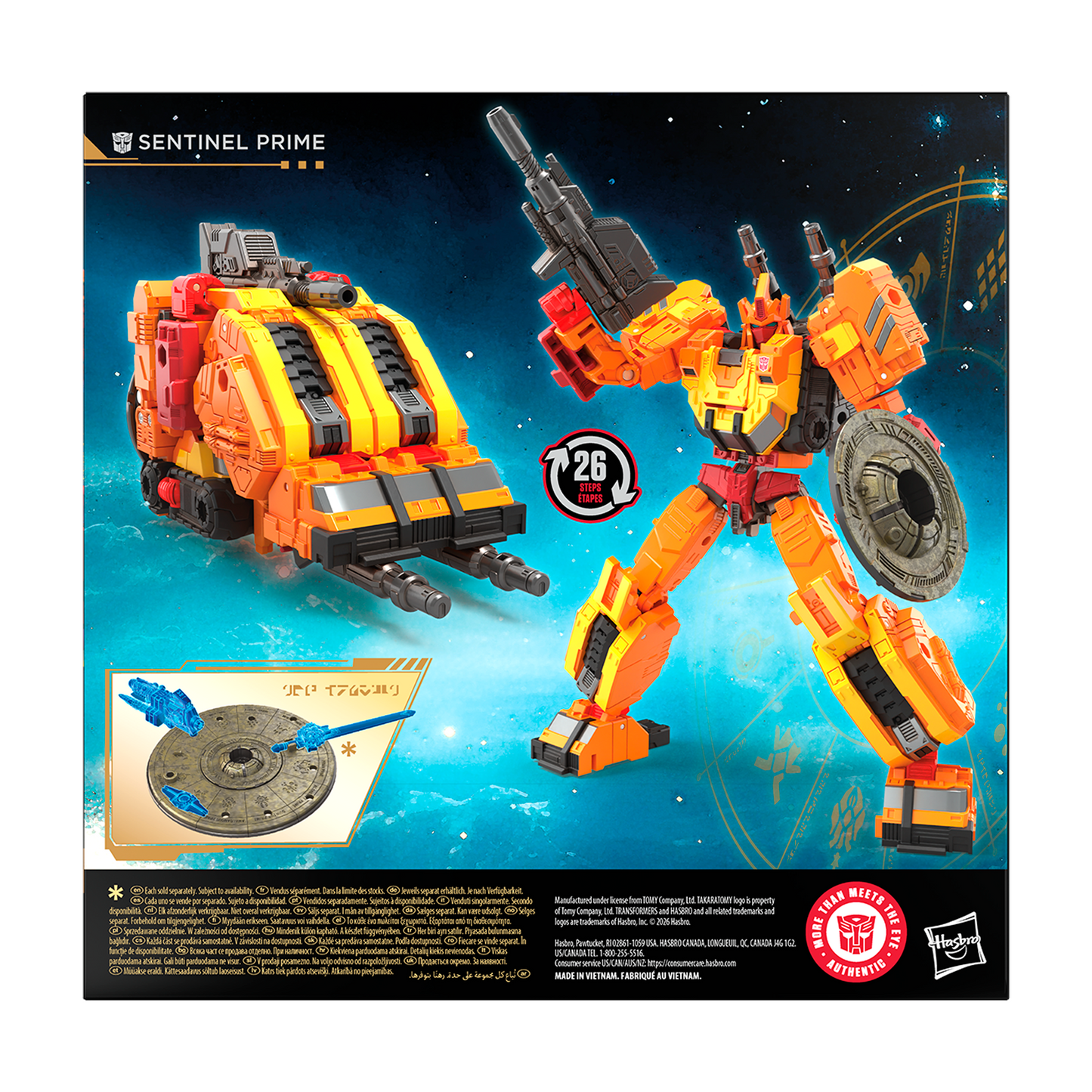 *PRE-ORDER Transformers Age Of The Primes Voyager Class Action Figure - Sentinel Prime With Conduit
