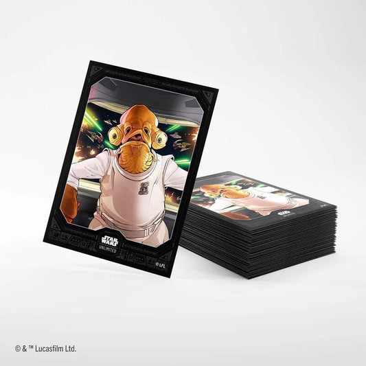 Gamegenic Star Wars: Unlimited Trading Card Game Art Sleeves - Admiral Ackbar