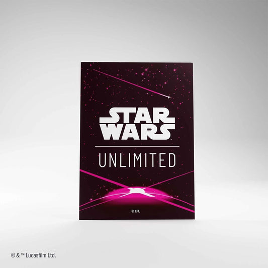 Gamegenic Star Wars: Unlimited Trading Card Game Art Sleeves - Magenta