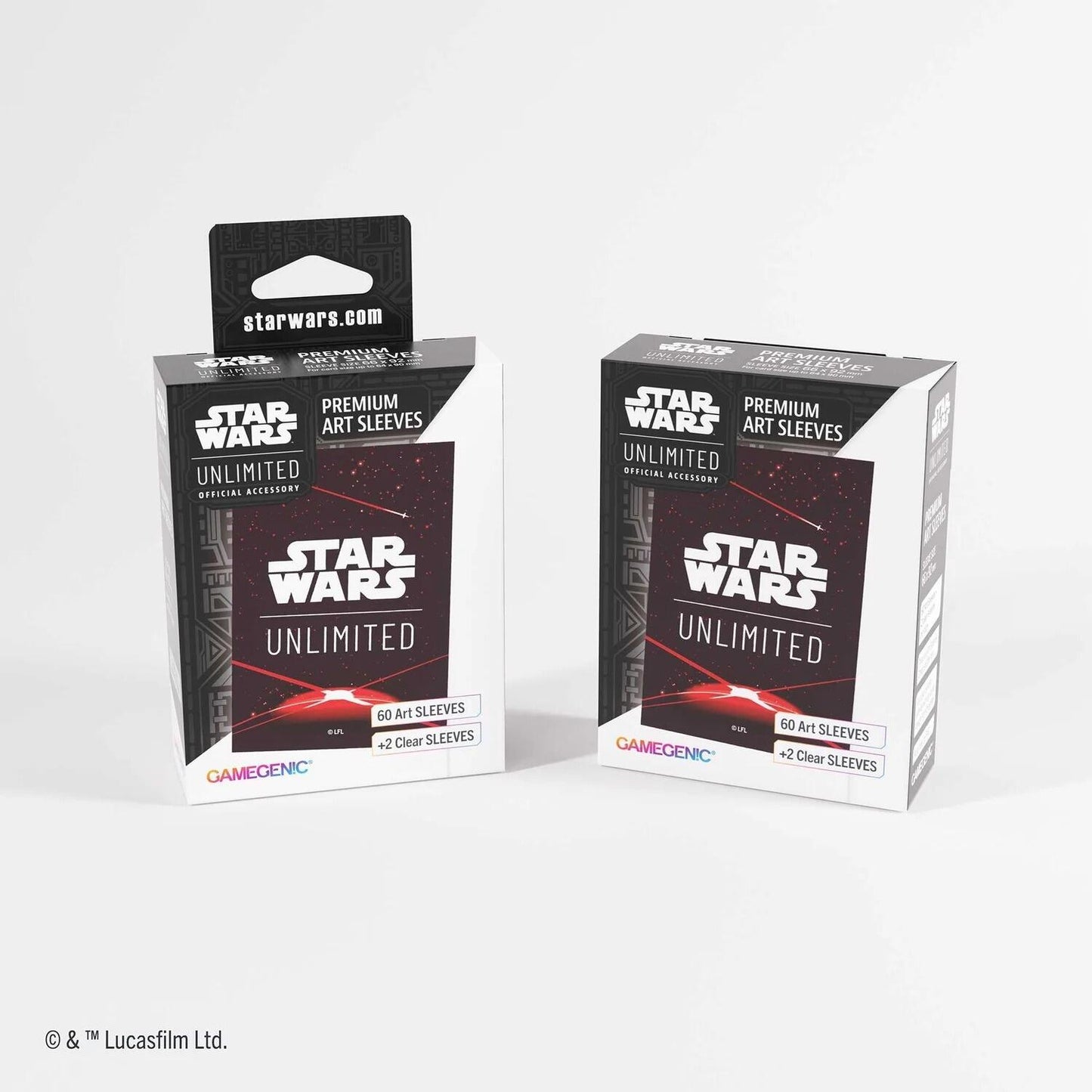 Gamegenic Star Wars: Unlimited Trading Card Game Premium Art Sleeves - Card Back Red