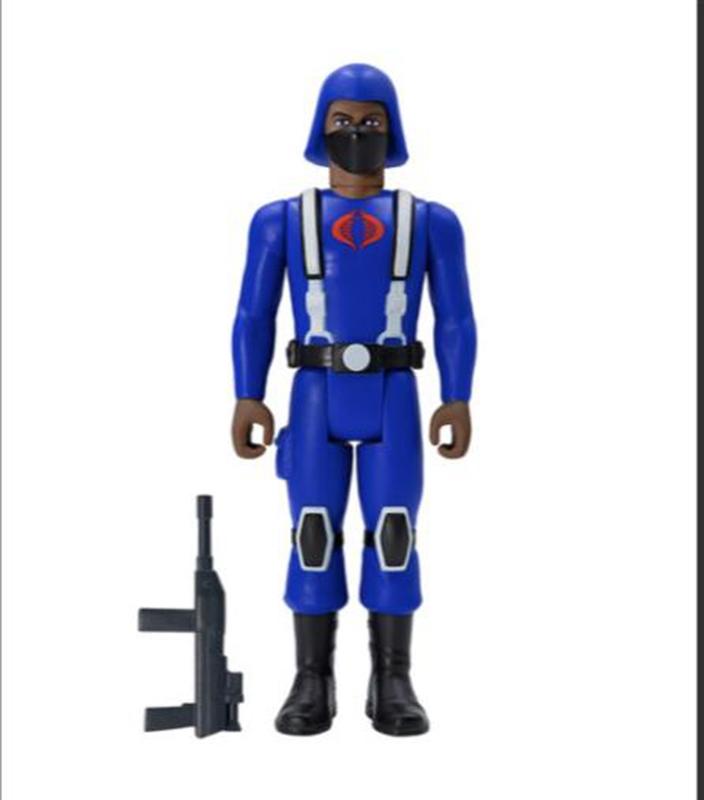 G.I. JOE REACTION ACTION FIGURE WAVE 1 - COBRA TROOPER Y-BACK (Brown)