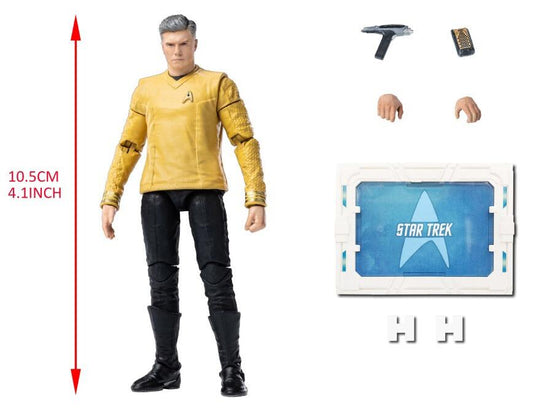 *PRE-ORDER HIYA Toys Star Trek Strange New Worlds 1:18 Scale Action Figures - Captain Pike