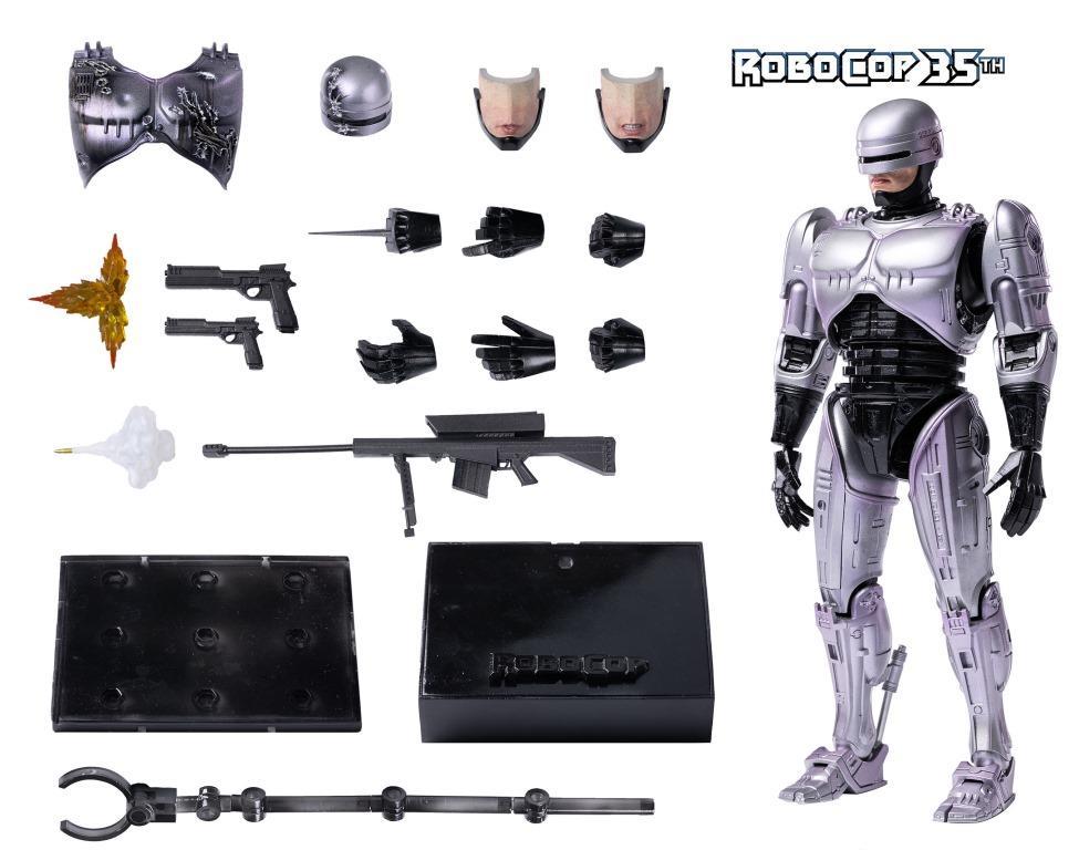 *PRE-ORDER HIYA Toys 1987 RoboCop 35th Anniversary 1:12 Scale Die Cast Action Figures - Robocop