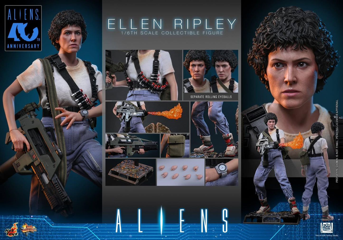 *PRE-ORDER Ellen Ripley - Aliens Hot Toys Collectibles 1/6 Scale Action Figure