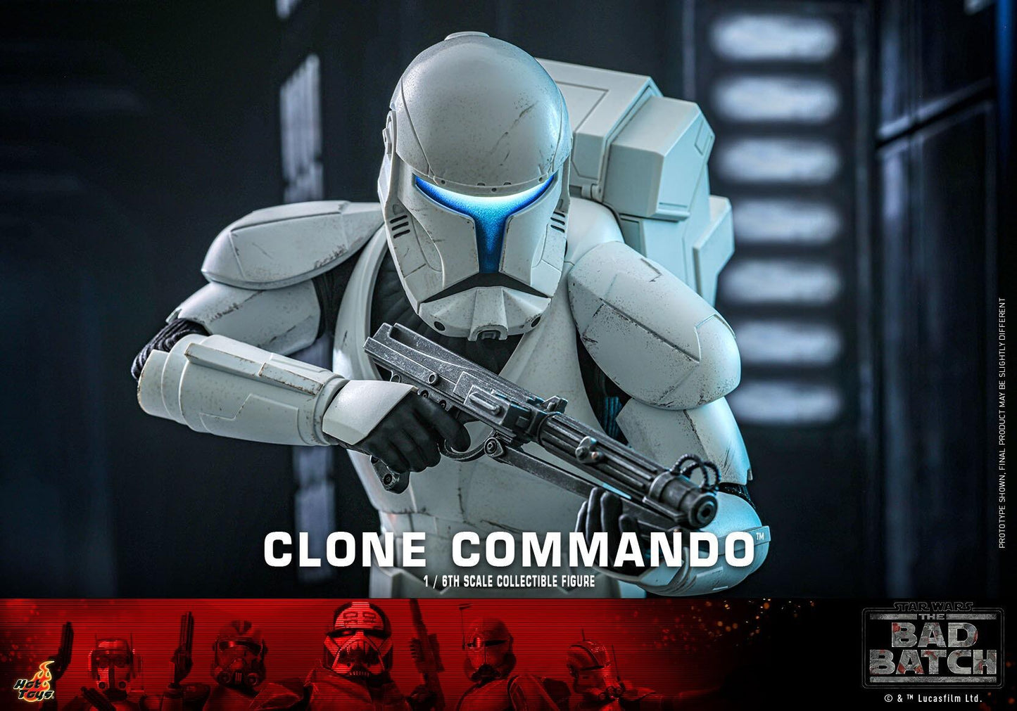 Clone Commando - Star Wars: The Bad Batch Hot Toys Collectibles 1/6 Scale Action Figure
