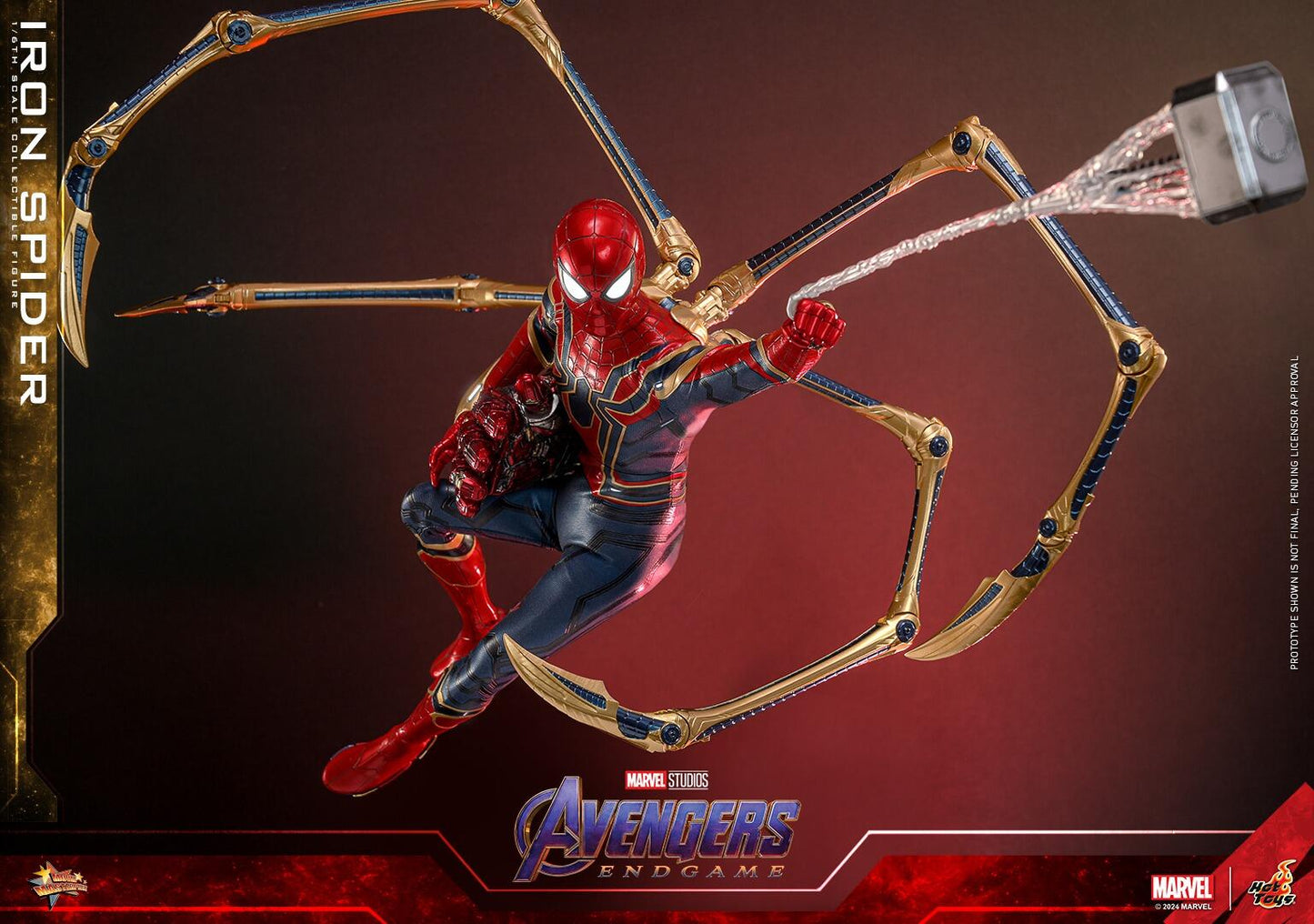 Iron Spider - Marvel Avengers: Endgame Hot Toys Collectibles 1/6 Scale Action Figure