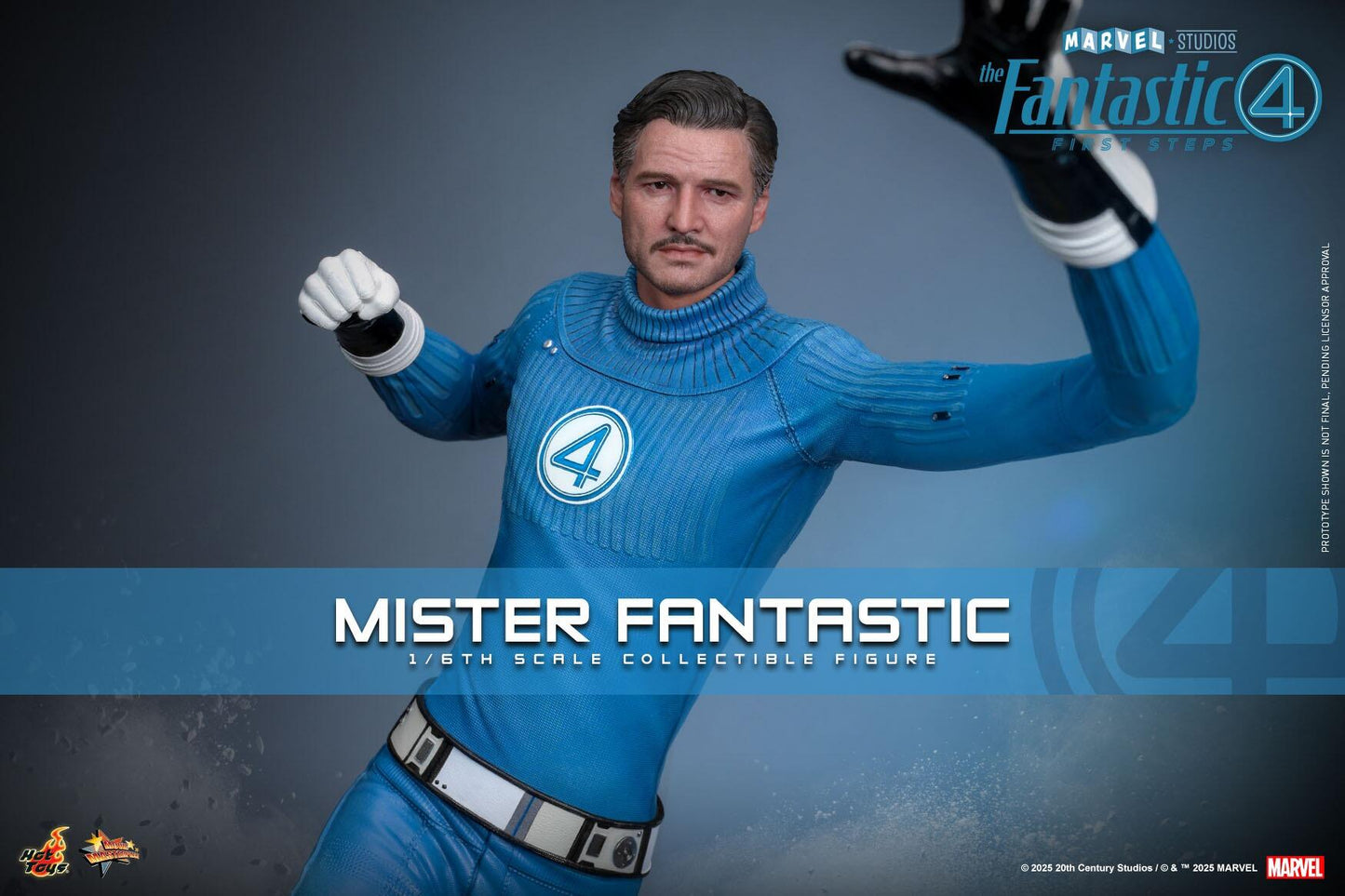 *PRE-ORDER Mr Fantastic - Fantastic Four: First Steps Marvel Hot Toys Collectibles 1/6 Scale Action Figure