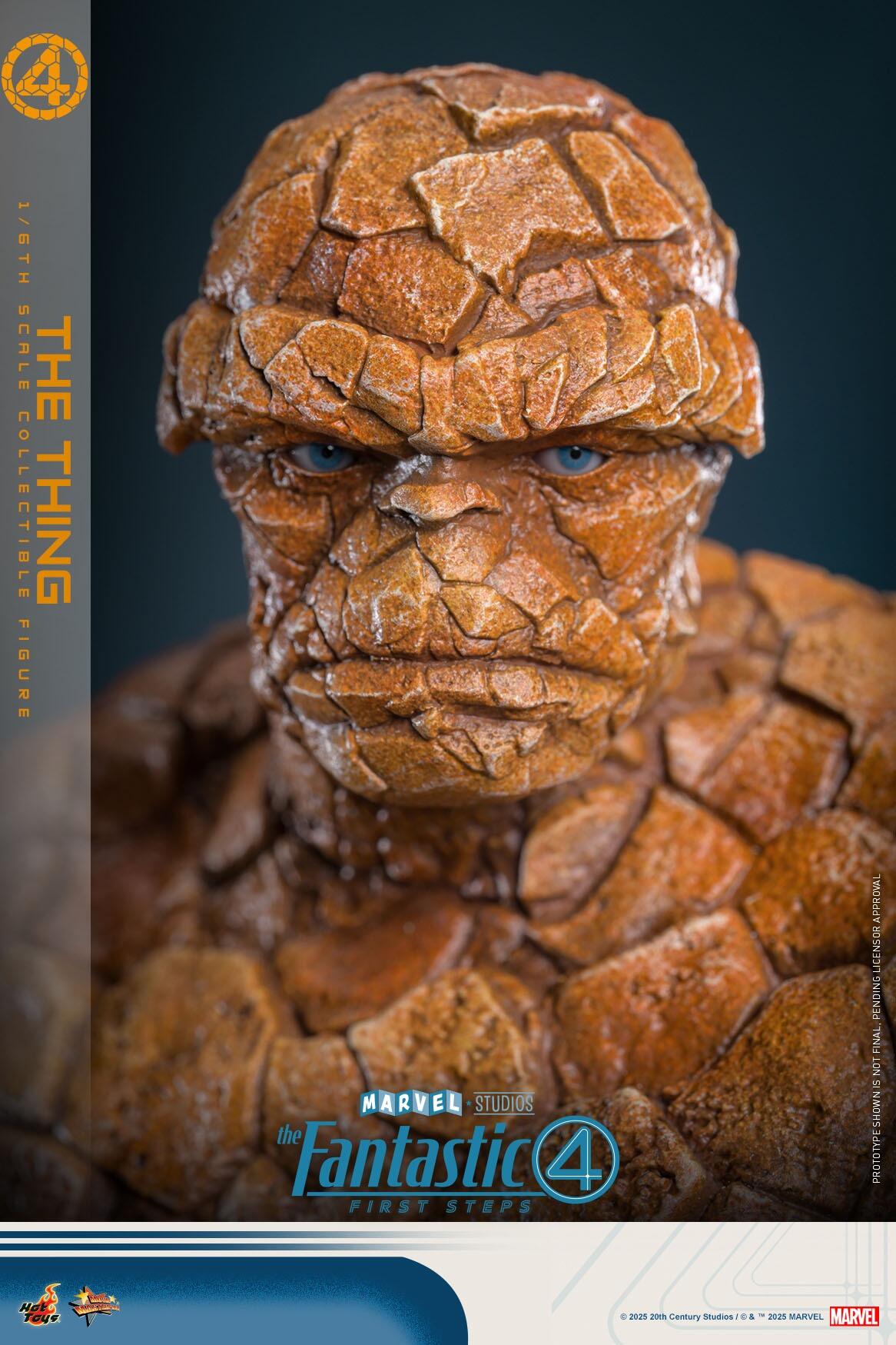 The Thing - Fantastic Four: First Steps Marvel Hot Toys Collectibles 1/6 Scale Action Figure