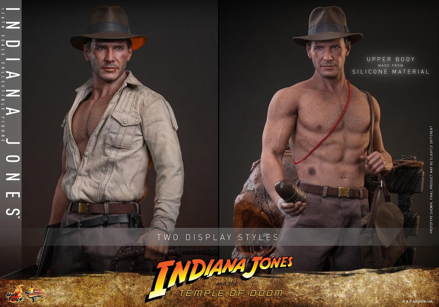 *PRE-ORDER Indiana Jones - Indiana Jones & The Temple Of Doom Hot Toys Collectibles 1/6 Scale Action Figure