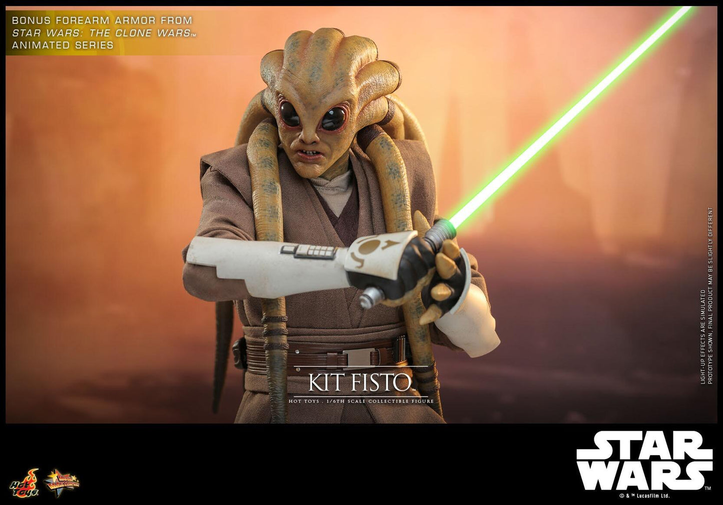 Kit Fisto - Star Wars: Revenge Of The Sith Hot Toys Collectibles 1/6 Scale Action Figure