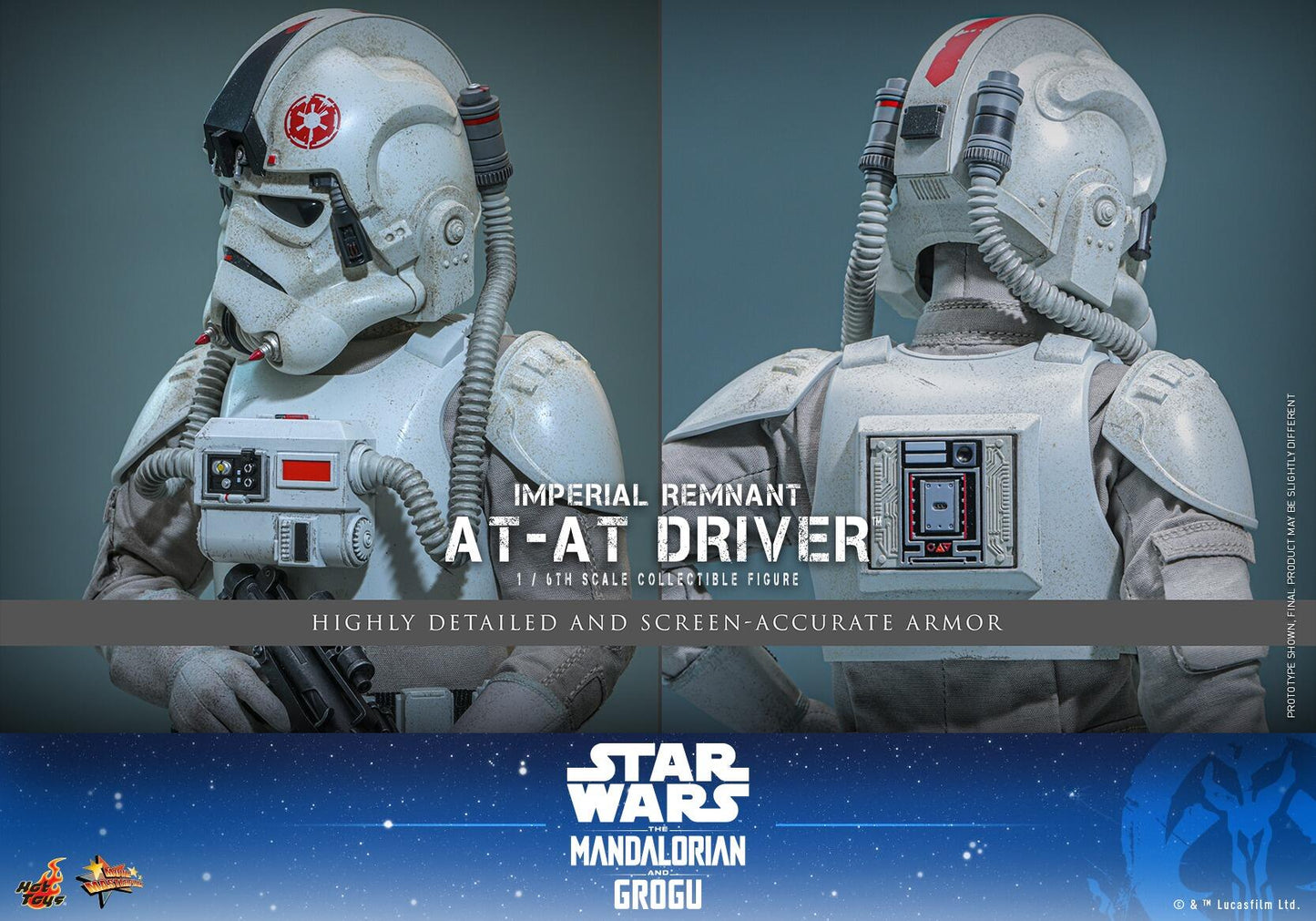 *PRE-ORDER AT-AT Driver - Star Wars: The Mandalorian & Grogu Hot Toys Collectibles 1/6 Scale Action Figure